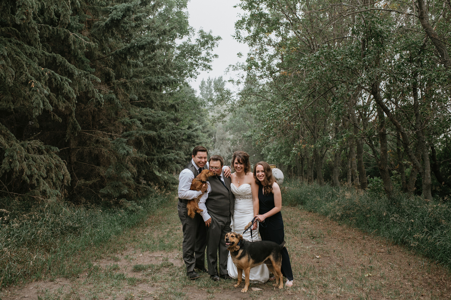 humboldt saskatchewan summer wedding party formals
