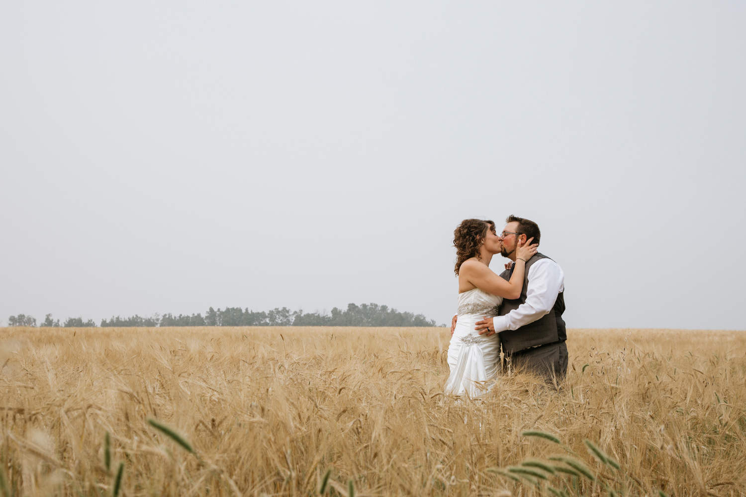 humboldt saskatchewan summer wedding bride and groom formals