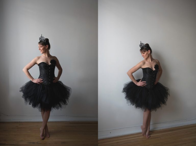 ballet theme studio portrait session – saskatoon studio session