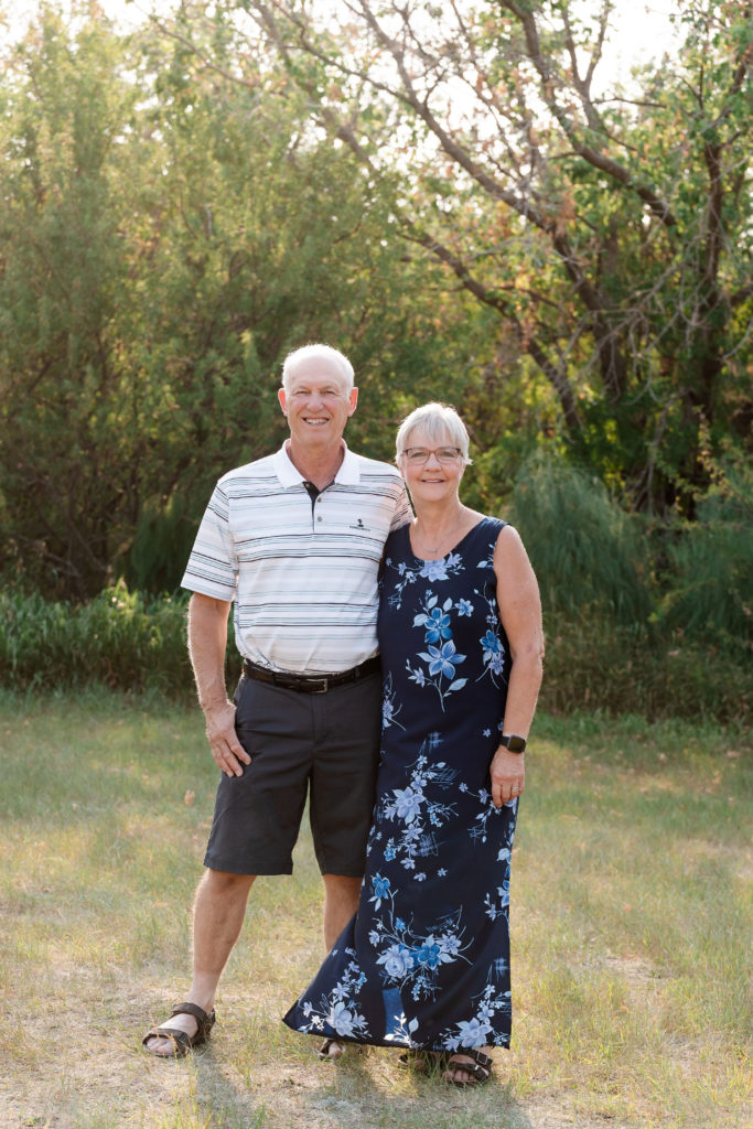 portrait of grandparents